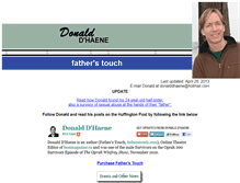 Tablet Screenshot of fatherstouch.com